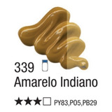 Tinta Óleo Oil Colors Classic Cores Escuras 20ml Acrilex Cor Do Óleo Amarelo Indiano
