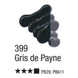 Tinta Óleo Oil Colors Classic Cores Escuras 20ml Acrilex Cor Gris De Payne