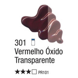 Tinta Óleo Oil Colors Classic Cores Escuras 20ml Acrilex Cor Vermelho Óxido Transparente