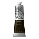 Tinta Óleo Winton 37ml Winsor Newton Unidade Cor 331 Ivory Black