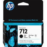 Tinta Original Plotter Hp T250 T650 712 T712 Preto 38ml 