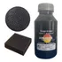Tinta P/ Couro Preto Restaurar Banco Carro Volantes 250ml