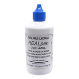 Tinta Para Almofada De Carimbo Realpen 100ml   Varias Cor