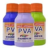 Tinta Para Artesanato PVA 100 Ml Corfix Branco