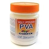 Tinta Para Artesanato PVA Corfix 250 Ml 301 Branco