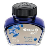 Tinta Para Caneta Tinteiro Azul Royal Pelikan 4001 30ml
