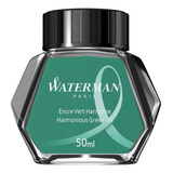 Tinta Para Caneta Tinteiro Waterman Harmonious Green 50ml