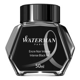 Tinta Para Caneta Tinteiro Waterman Intense Black 50ml