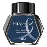 Tinta Para Caneta Tinteiro Waterman Mysterious Blue 50ml