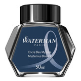 Tinta Para Caneta Tinteiro Waterman Mysterious Blue 50ml