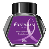 Tinta Para Caneta Tinteiro Waterman Tender Purple 50ml