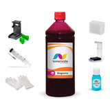 Tinta Para Canon Mx350 Cl-211 Magenta 1 Litro