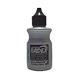 Tinta Para Carimbo Automático 40 Ml Preta Caixa Com 03 Unidades Radex