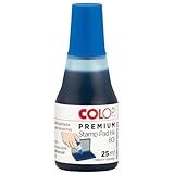 Tinta Para Carimbos Colop 25ml Azul