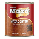 Tinta Para Efeito Aço Corten Kit Maza 4 5 Litros