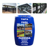 Tinta Para Fazenda Recuperada Proteção Currais Madeira Cinza