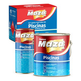 Tinta Para Piscina Azul Pu Kit Maza 4 5 Litros