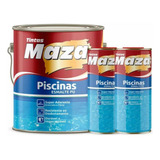 Tinta Para Piscina Azul Pu Kit Maza 4 5 Litros