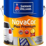 Tinta Para Piso Novacor Concreto Galão 3 6l Sherwin Williams Cor Cinza