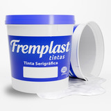Tinta Para Serigrafia Fremplast Hidro Branco Super 1 kg