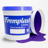 Tinta Para Serigrafia Fremplast Hidro Mix Violeta 1 kg