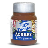 Tinta Para Tecido Fosca 37ml Acrilex Marrom 531