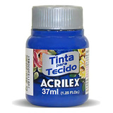 Tinta Para Tecido Fosca Azul Ultramar 543