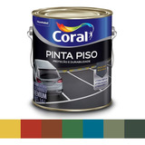Tinta Pinta Piso Coral Premium Galão 3 6 Litros Cor Cinza Médio