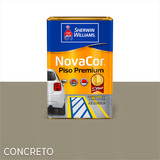 Tinta Piso 18l Novacor Premium Lavável Sherwin Williams Cor Concreto