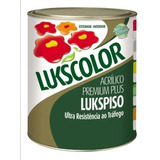 Tinta Piso Lukspiso 900ml 1 4 Diversas Cores Cor Vermelho