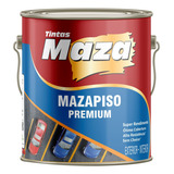 Tinta Piso Premium Acrílica Alto Rendimento Maza 3 6l Cores Cor Vermelho Óxido
