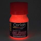 Tinta Ponto Glow Para Alça E Massa De Mira 20ml Vermelho Neon 