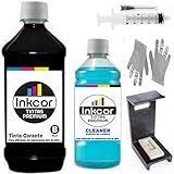 Tinta Preta Recarga Cartuchos 667 Compativel Com Impressora Hp 2774 Com 500ml