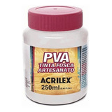 Tinta Pva Branco Artesanato Acrilex 250ml