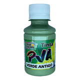 Tinta Pva Fosca 100ml True Colors Para Artesanato Cor Verde Antigo 7106