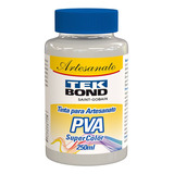 Tinta Pva Para Artesanato Tekbond Super Color 250ml Branco