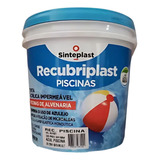 Tinta Recubriplast Piscina Impermeabilizante Azul 10 Litros