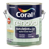 Tinta Renova Azulejos Epoxi Coral Brilhante 3 6l Branco