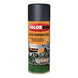 Tinta Spray 250g Preto Fosco Alta Temperatura 600oc 5722 Col