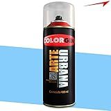 Tinta Spray Arte Urbana Colorgin 350ml Azul Céu 923