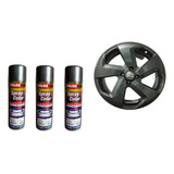Tinta Spray Automotiva Colorgin Grafite Met 300ml 3un