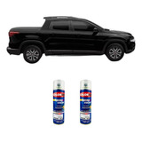 Tinta Spray Automotiva Preto Carbon Fiat Verniz 300ml