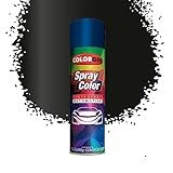 Tinta Spray Automotiva Preto Semi Brilho 918 300ml Colorgin