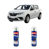 Tinta Spray Automotiva Renault Branco Glacier + Verniz 300ml