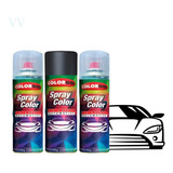 Tinta Spray Automotivo Preto Primer Verniz Colorgin