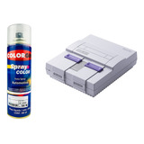 Tinta Spray Cinza Padrão Super Nintendo 300ml Colorgin