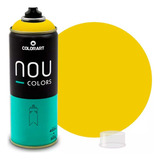 Tinta Spray Colorart Nou Colors P  Grafiteiros   Amarelo