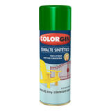 Tinta Spray Colorgin Esmalte Sintético Verde Folha 350ml 7