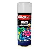 Tinta Spray Colorgin Luminosa 350ml Fundo Branco 762