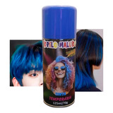 Tinta Spray Colorir Cabelo Temporário Lavável Kbelo Maluko Cor Azul